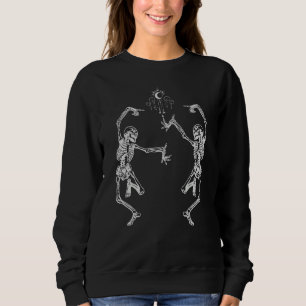 Sweatshirt Squelettes célestes dansants Sorcellerie Phase de