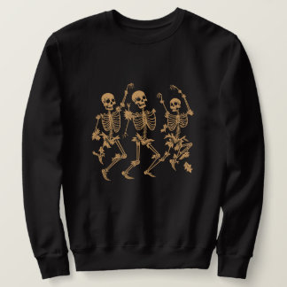 Sweatshirt Squelettes de danse vintage