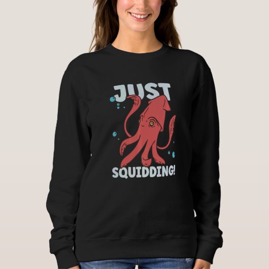 Sweatshirt Squid  Octopus  Squid Marine Biologist  1 (Devant)