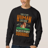 Sweatshirt Squirrel Human Costume Halloween Squirrel (Devant)