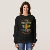 Sweatshirt Sri Lanka Flag Proud Sri Lankans Men & Women   (Devant entier)