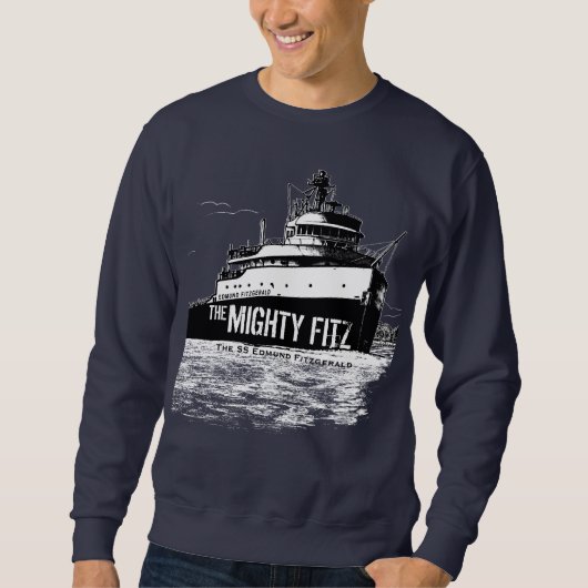 Sweatshirt SS Edmund Fitzgerald ~ Le puissant Fitz (Devant)