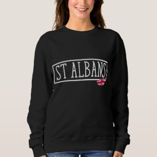 Sweatshirt St Albans City Femmes Hommes Royaume-Uni Ville Pap