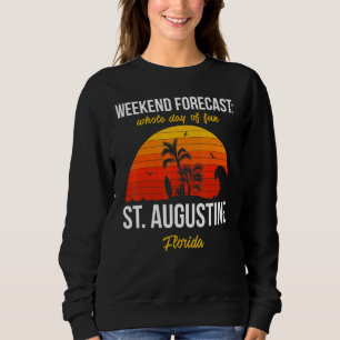 Sweatshirt St Augustine Florida Plage vacances Week-end Prévi