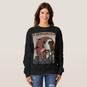 Sweatshirt St. Bernardzilla Funny Saint Bernard Amoureux de l (Devant entier)