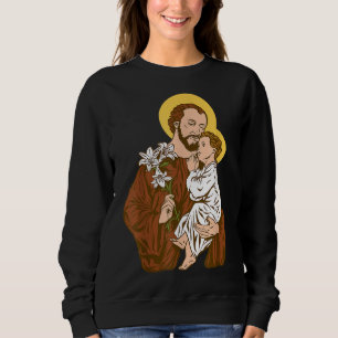 Sweatshirt St Joseph et Enfant Jésus Consecration 2021 Cathol