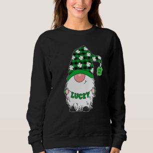 Sweatshirt St Patrick Day Gnome Lucky Casquette Patty Day Buf