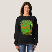 Sweatshirt St Patrick's Day A Wee Bit O' Wine Funny Mom Women (Devant entier)
