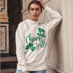 Sweatshirt St Patrick's Day encourage Y'all Irish Drinking