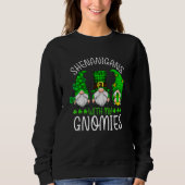 Sweatshirt St Patricks Day Gnome Let Shenanigans Begin Shamro (Devant)
