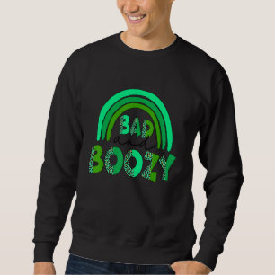 Sweatshirt St. Patrick's Day Green Rainbow Leop