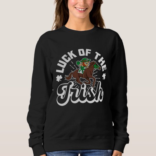 Sweatshirt St Patrick's Day Irish Ireland Booze Gaelic Drinki (Devant)