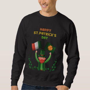 Sweatshirt St. Patricks Day Irlandais - Lucky Irish Shamrock