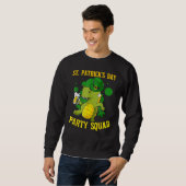 Sweatshirt St Patrick's Day Party Squad Ireland Green St Patr (Devant entier)