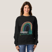 Sweatshirt St.Patricks Day Rainbow Lucky Shamrocks et pot de (Devant entier)