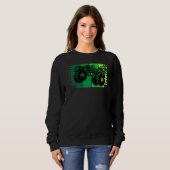 Sweatshirt St Patrick's Day Rétro Monster Camion pour garçons (Devant entier)