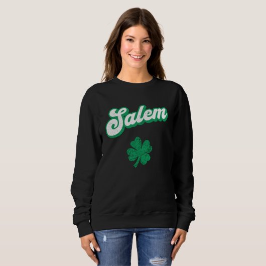 Sweatshirt St Patrick's Day Salem (Devant entier)