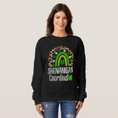 Sweatshirt St Patricks Day Shenanigans Coordinator Cute Rainb (Devant entier)