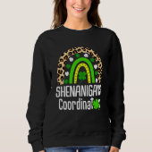 Sweatshirt St Patricks Day Shenanigans Coordinator Cute Rainb (Devant)