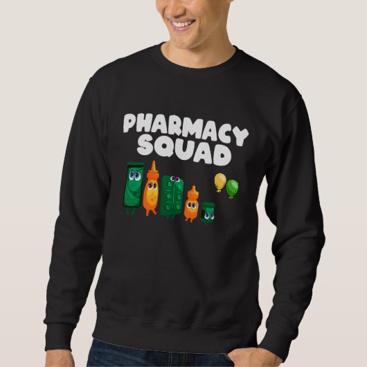 Sweatshirt St Patty's Apothecary Worker   Pills Pharmacy Squa (Devant)