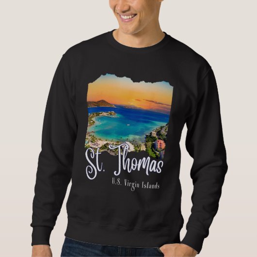 Sweatshirt St. Thomas Iles Vierges américaines Vacances - St (Devant)