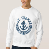 Sweatshirt St Thomas USA. Les Îles Vierges (Devant)