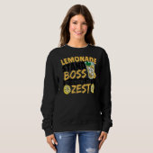 Sweatshirt Stand De Lemonade Boss Mes Citrons Sont Les Plus Z (Devant entier)