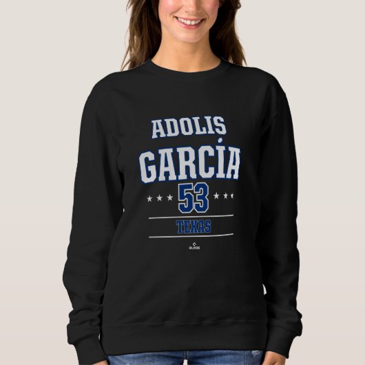 Sweatshirt Star de baseball Adolis Garcia Texas MLBPA (Devant)