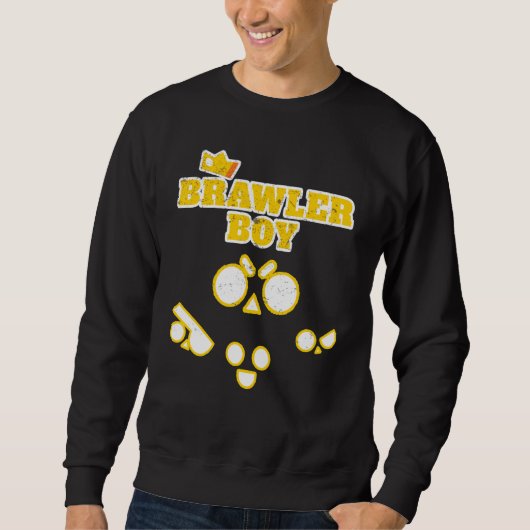 Sweatshirt Star Gamer Jeu Étoiles Idée Brawler Boy Brawl (Devant)