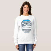 Sweatshirt Station de ski de Killington Hiver Vermont (Devant entier)