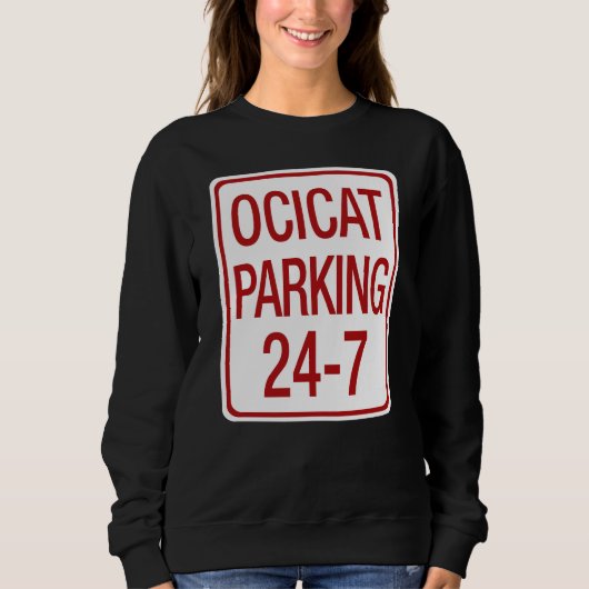 Sweatshirt Stationnement Ocicat (Devant)