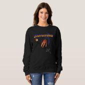 Sweatshirt Statu Quo Main de fusée (Devant entier)