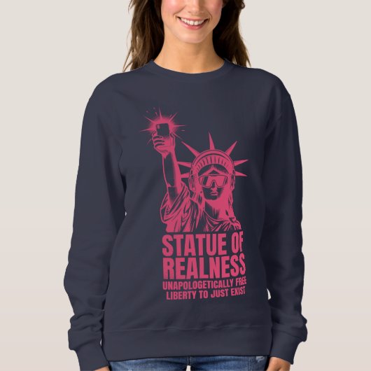 Sweatshirt Statue de Réalité (Devant)