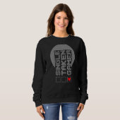 Sweatshirt Statut de relation de devis du joueur unique Gamer (Devant entier)