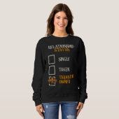 Sweatshirt Statut des relations Tarantula propriétaire Spider (Devant entier)