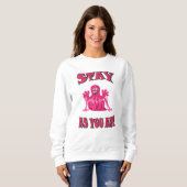 Sweatshirt Stay as (Devant entier)