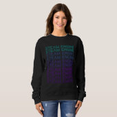 Sweatshirt Steam Engine Steam Engine Train Retro Locomotive (Devant entier)