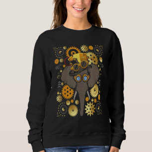 Sweatshirt Steampunk Elephant Zookeeper Zoologiste Animal Saf