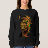 Sweatshirt steampunk steam tiger (Devant)