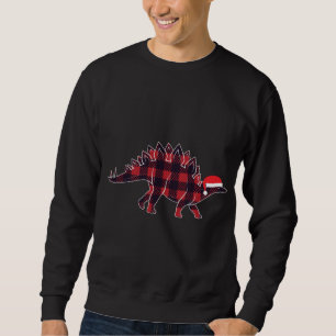 Sweatshirt Stegosaurus Santa Hat Noël Dinosaure Lover Gif