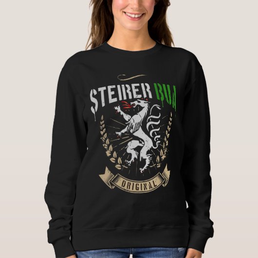 Sweatshirt Steirer Bua Steiermark Armoiries Panther Steire (Devant)