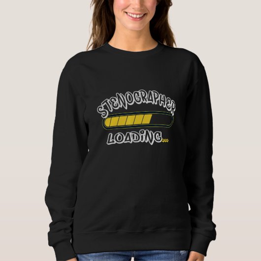 Sweatshirt Stenographe Chargement futur (Devant)