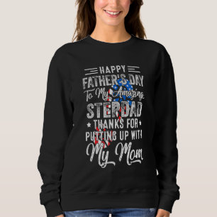 Sweatshirt Step Papa Merci D'Avoir Pris Avec Ma Maman Pères