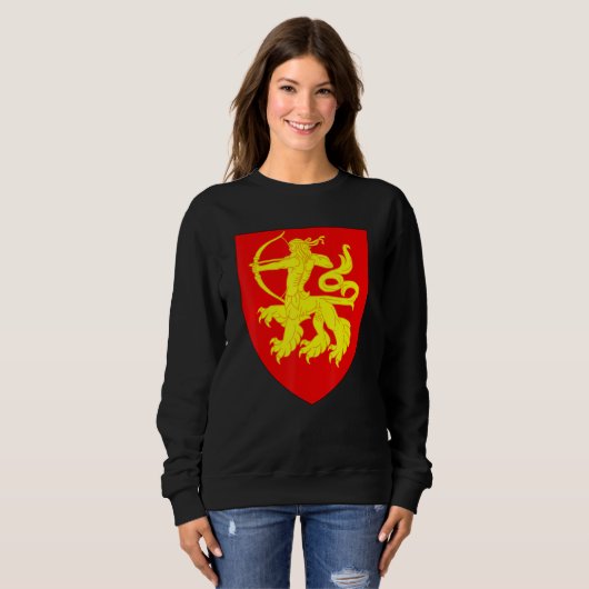 Sweatshirt Stephen Of Blois Coat Of Arms King Of England His (Devant entier)