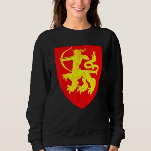 Sweatshirt Stephen Of Blois Coat Of Arms King Of England His (Devant)