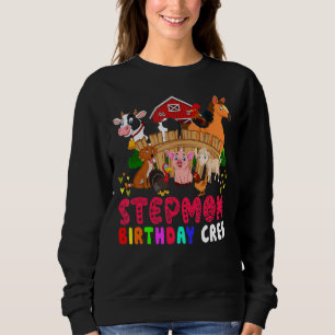 Sweatshirt Stepmamie Anniversaire Crew Farm Animaux Anniversa
