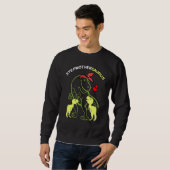 Sweatshirt Steppatrisaurus Stepmère 2 Enfants Dinosaure (Devant entier)