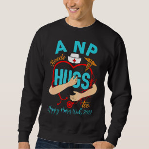 Sweatshirt Stethocope Heart Np Life Happy Nurses Week 2029