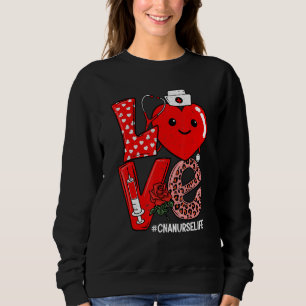 Sweatshirt Stéthoscope Cœur Amour Mignon CNA Infirmière Vie V