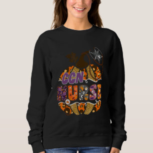 Sweatshirt Stéthoscope d'infirmière Ccn Léopard Halloween Cit